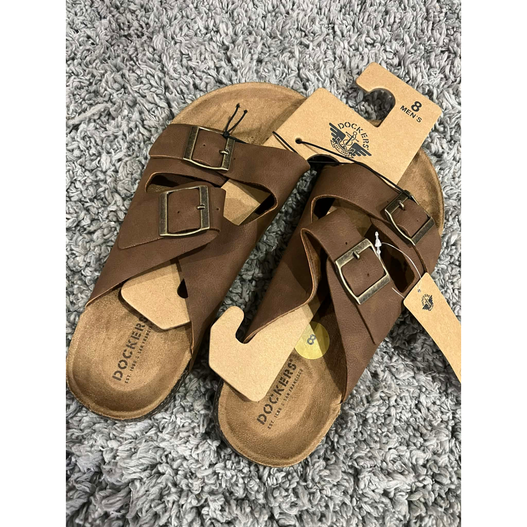 HÀNG MỸ AUTHENTIC Giày dép Docker’s Double Buckle SLide sandals size 8us