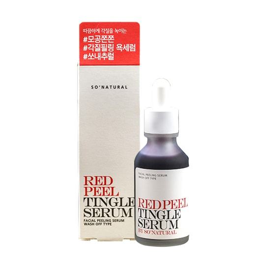 [35ML] Serum Tinh Chất Red Peel So Natural - Peel Da Lành Tính, Đào Thải Tế Bào Chết & Làm Sáng, Khô