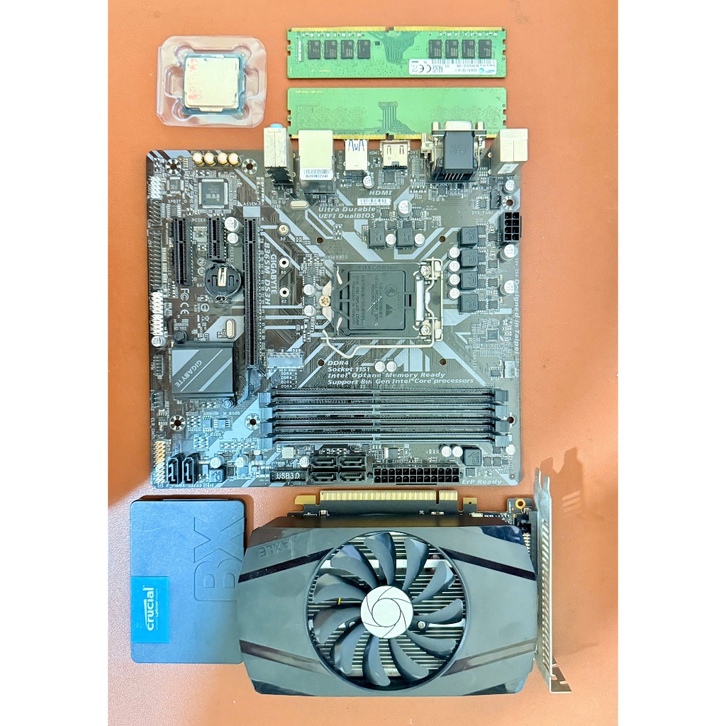Combo B365M | Cpu i5 9400F | Vga1050 2G | Ram 8-16G | Ssd 480G Hàng zin tháo máy, bảo hành 1 tháng.
