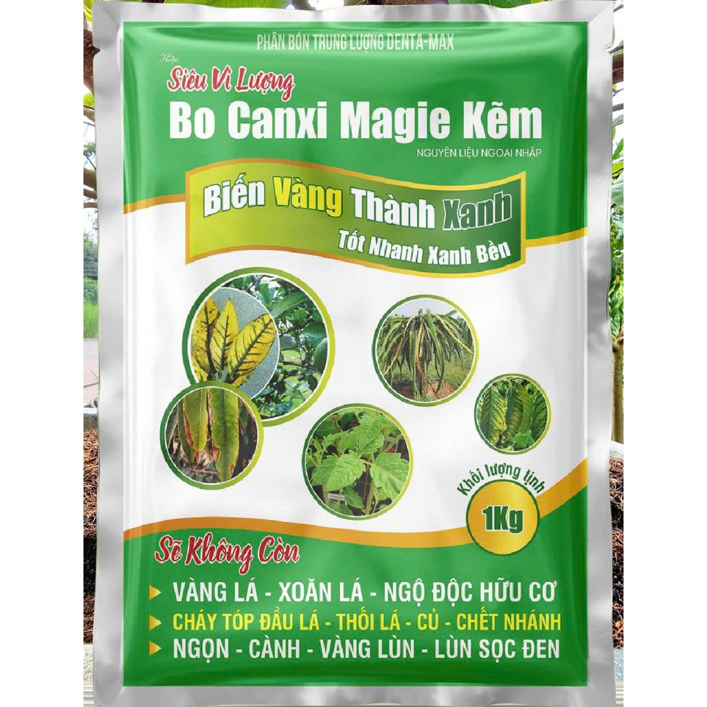 Phân Bón Siêu Vi Lượng Bo Canxi Magie Kẽm Tan Hoàn Toàn
