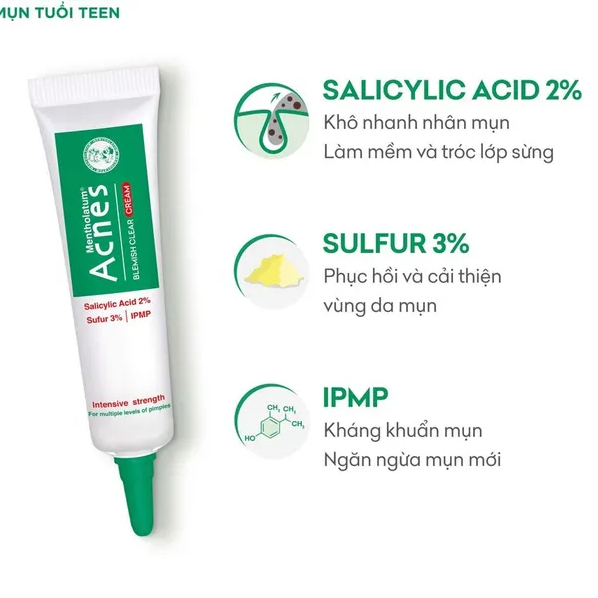 Kem Chấm Mụn Acnes (10g) / Gel Mờ Thâm (12g) / Kem Mụn Đầu Đen (18g) Ngừa Mụn Kháng Khuẩn Chính Hãng