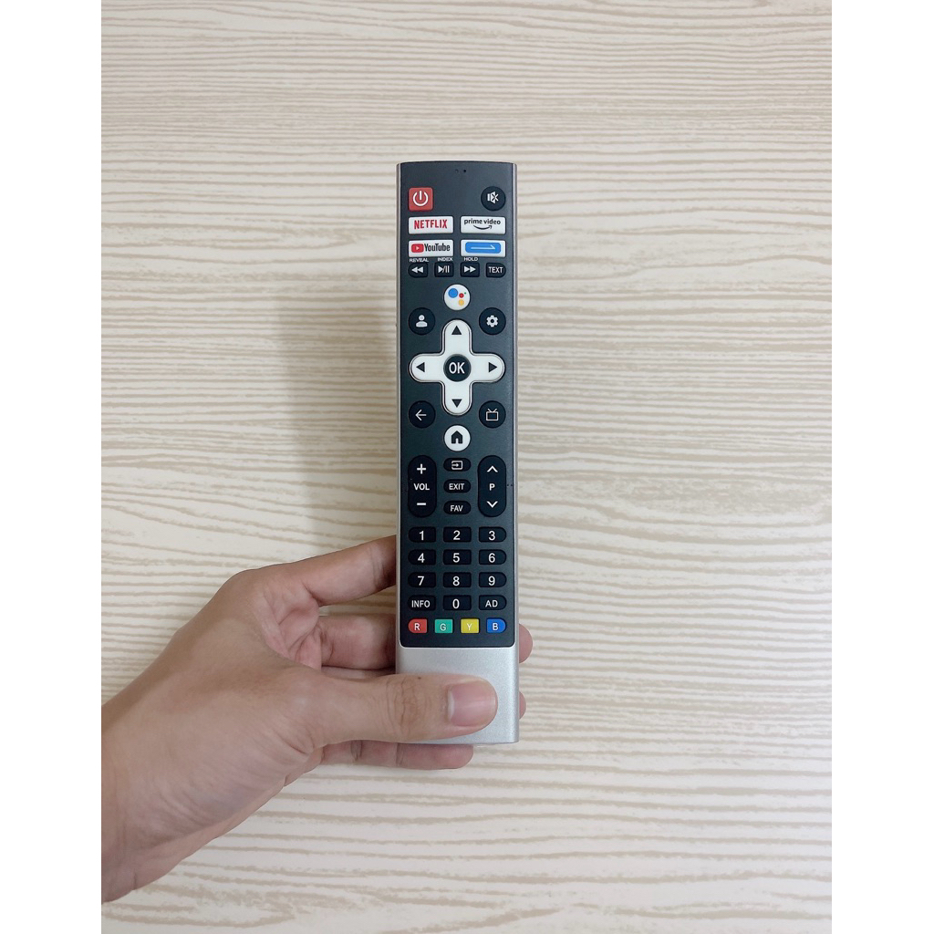 Điều khiển Tivi Asanzo giọng nói cao cấp( Dùng cho Tivi Asanzo có mẫu điều khiển như hình)