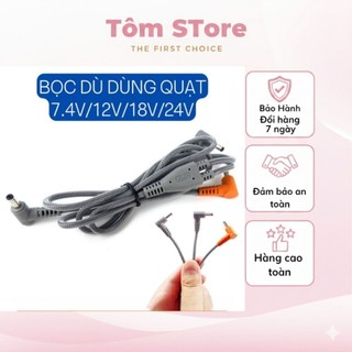 Dây Quạt Áo Điều Hoà Bọc Dù Dùng Cho Quạt 7.4V/12V/18V/24V