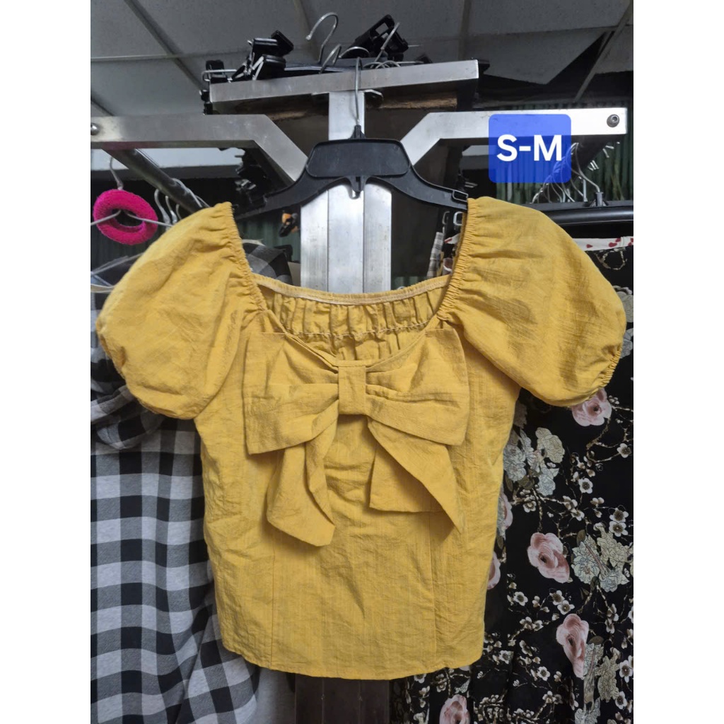 áo kiểu nơ S-M MS4862