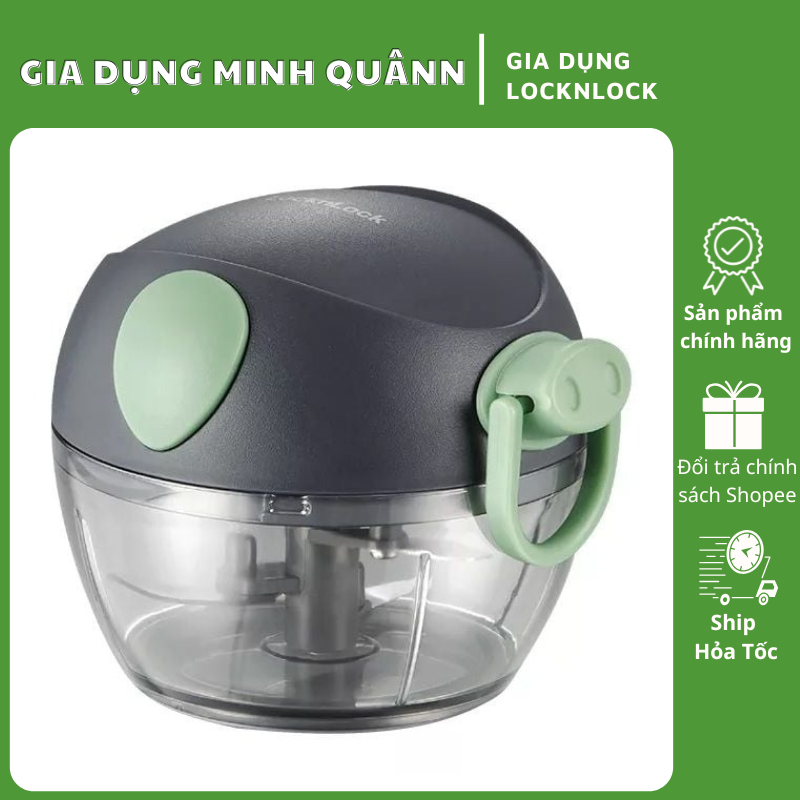 Dụng Cụ Băm Nhỏ Thực Phẩm Mini Lock&Lock CKS321GRN – Cối Xay Hành Tỏi