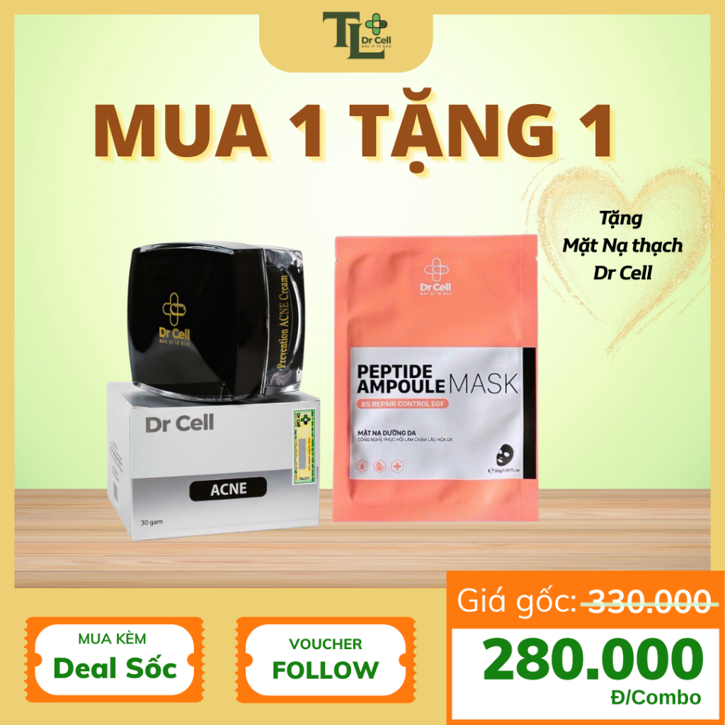 Kem Ngăn Ngừa Mụn Acne Dr Cell