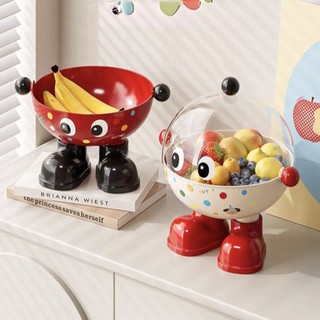 Khay Đựng Hoa Quả Bánh Kẹo Hình Chân Mang Bốt Siêu Cute - Rổ Trái Cây Có Nắp Đậy Decor Tết Vui Nhộn