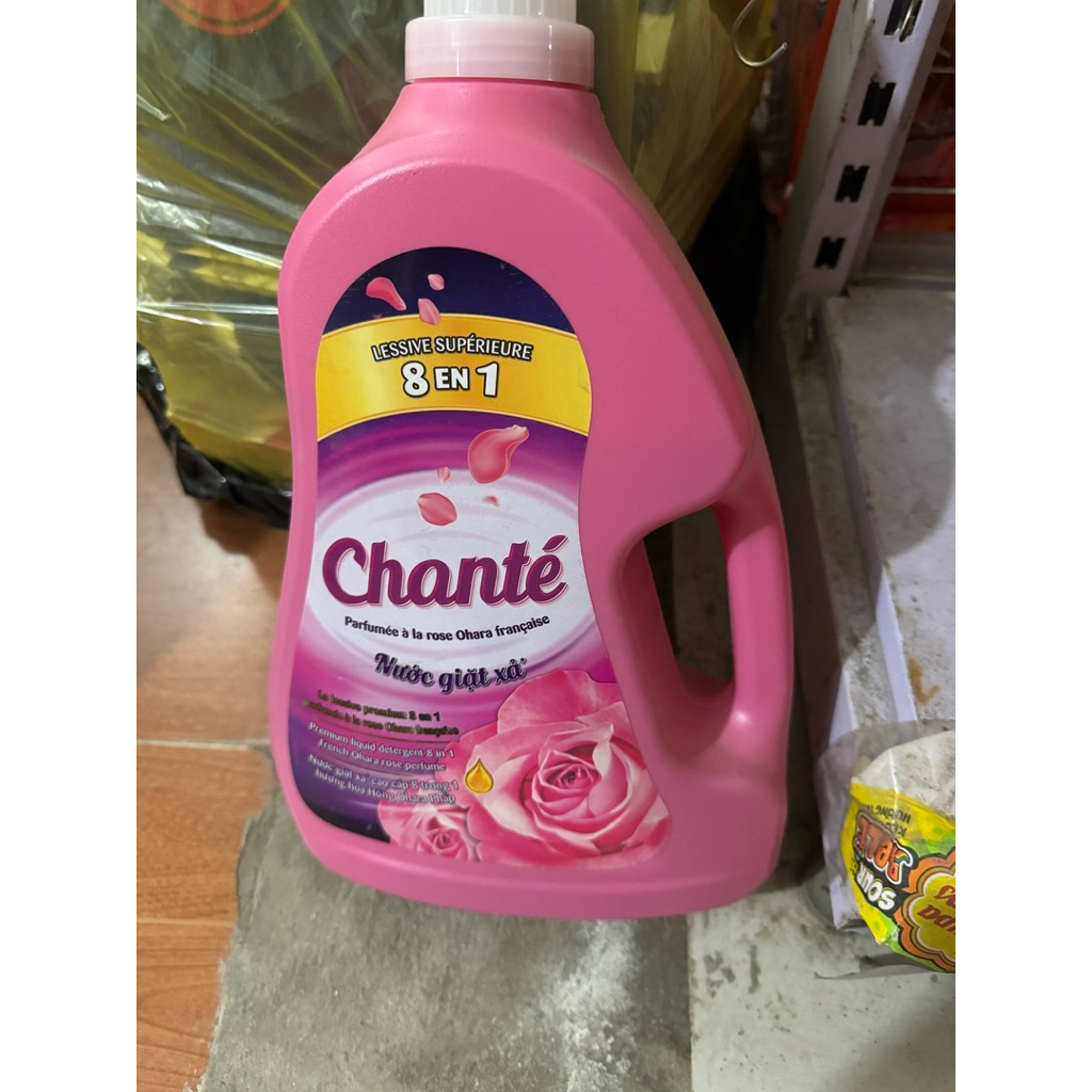 Nước Giặt Xả Chante 8in1 – Hương Hoa Hồng Ohara Pháp
