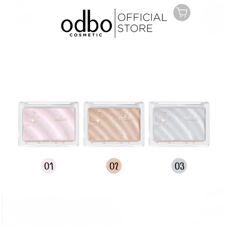 od1304 phấn bắt sáng glowing skin highlighter
