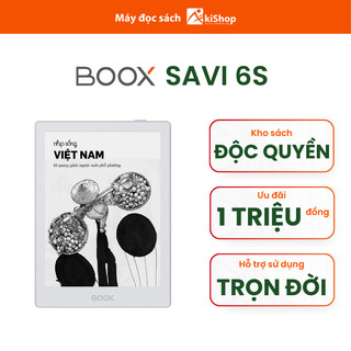  Máy đọc sách Boox Savi 6S Chính hãng Akishop tặng kèm kho sách Bản Quyền 