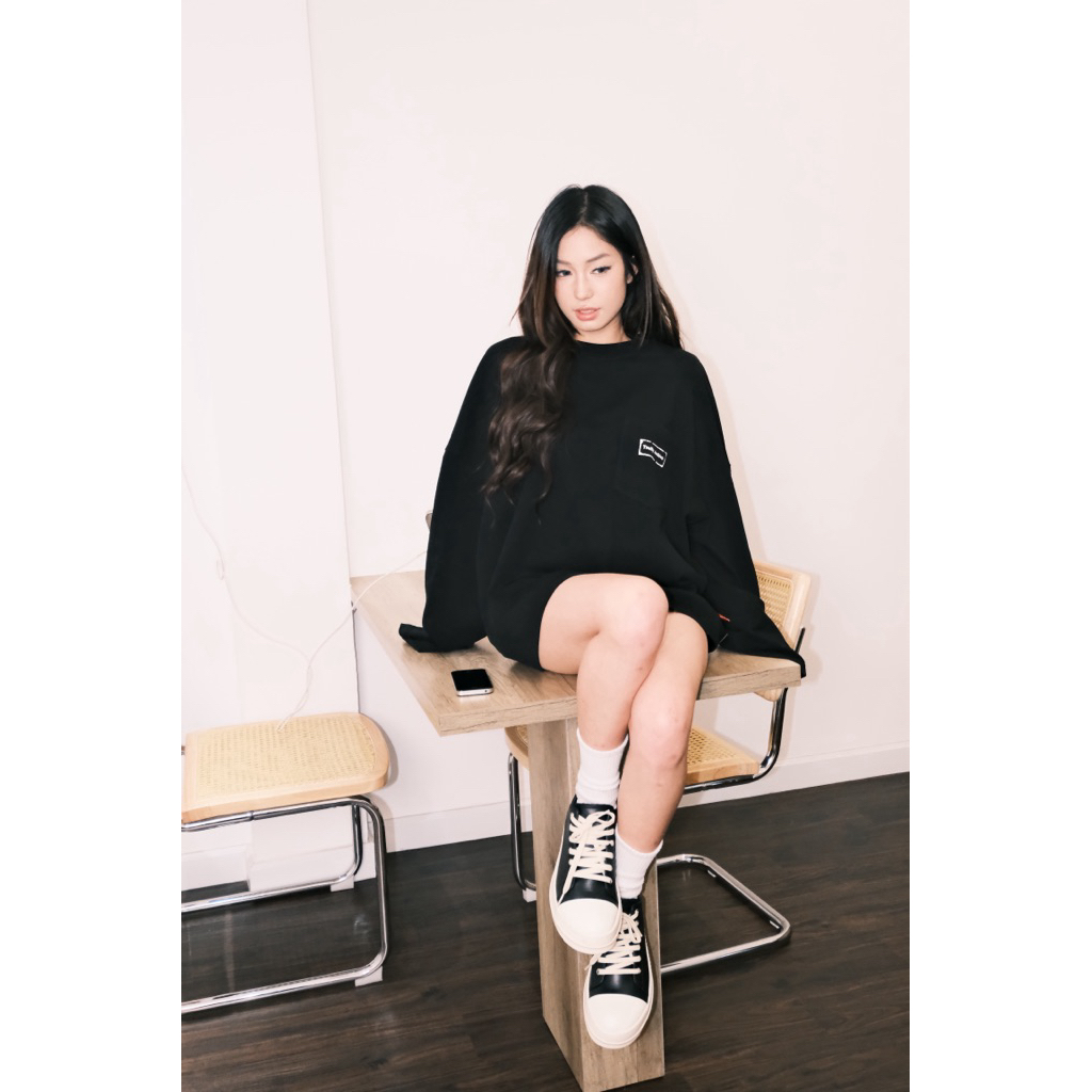 Áo Thun Tay Dài TRAFFY 77Fragile -THIS SIDE UP Form Oval Stargirl/ Starboy Cotton 2 Chiều Unisex | BigBuy360 - bigbuy360.vn