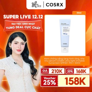   VHL x Cosrx  Kem chống nắng tàng hình lỏng nhẹ như serum COSRX Ultra-light Invisible Sunscreen SPF50+ PA++ 50ml 