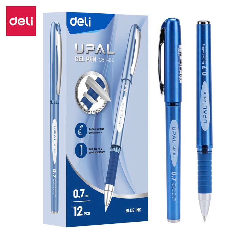 BÚT GELL G51 DELI BÁN ĐƠN VỊ  HỘP 12 CÂY