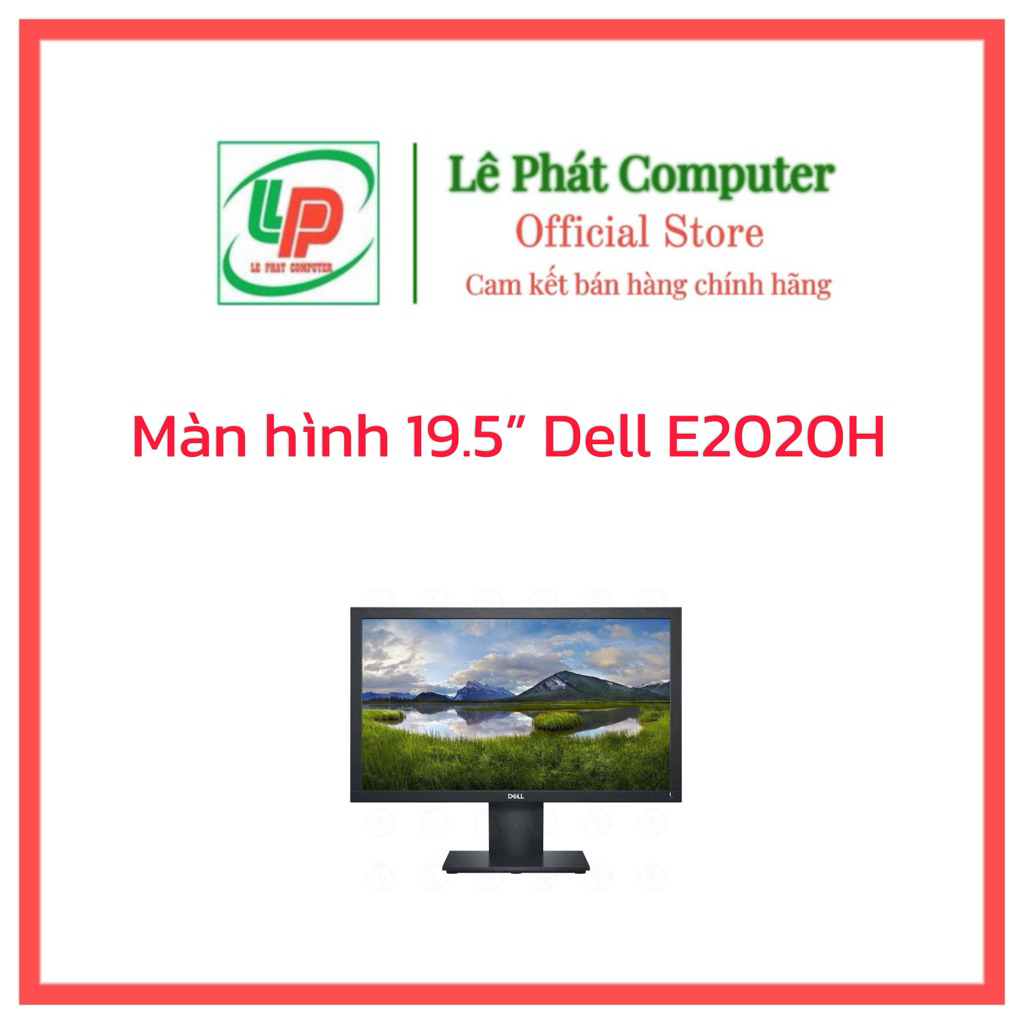 Màn hình Dell E2020H (19.5inch/TN/ 60Hz/ 5ms/ DP/ VGA) - Hàng chính hãng -Bảo hành 36 tháng
