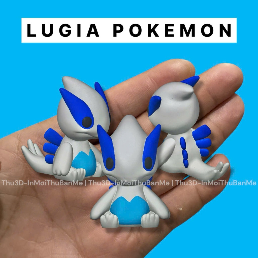 Lugia Pokemon | Mô hình đồ chơi 3D & Móc khoá | Bộ sưu tập Pokemon
