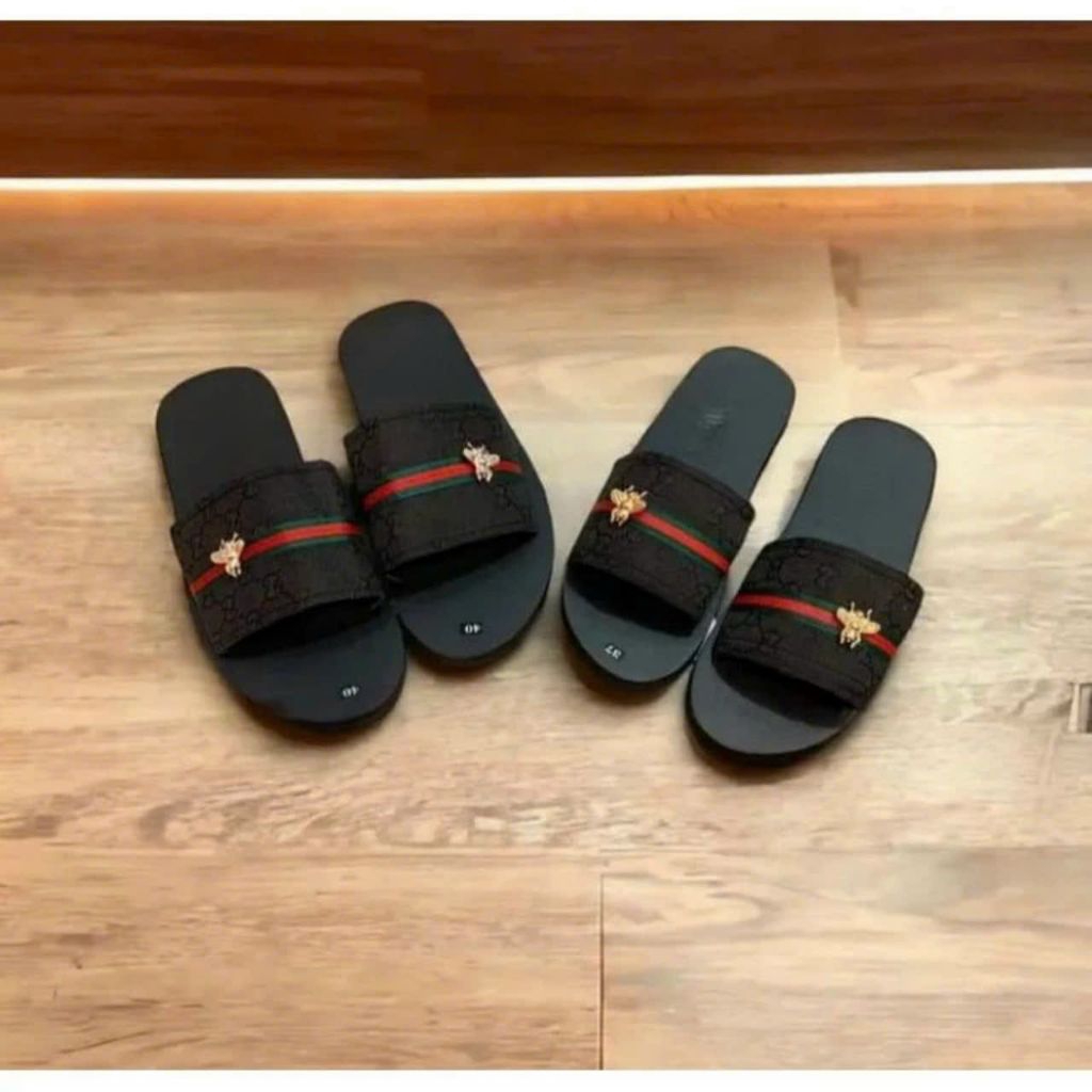 dép Nam nữ quai ngan logo con ông đen sp08