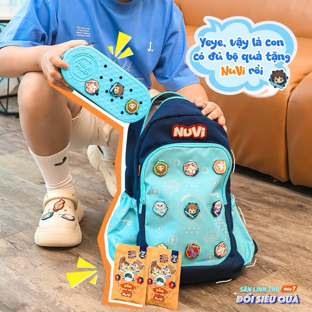 Balo màu hồng Balo Nuvi Mùa 7