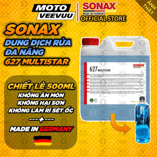 [MTVV] Dung Dịch Rửa Đa Năng SONAX 627 Multistar Làm Sạch Chất Bẩn Nặng Đa Năng Trong Và Ngoài xe <END>