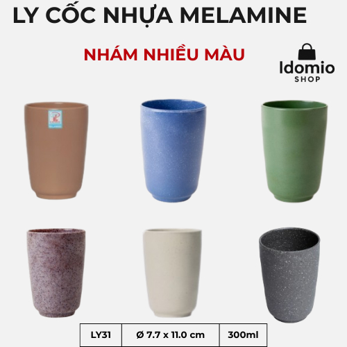 Ly Nhựa Melamine Kiểu Cao 300ml