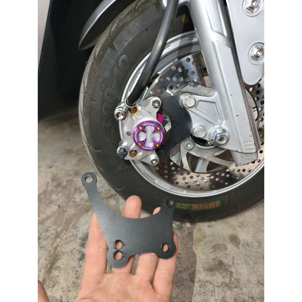 Pat heo 2 pis độ phanh đĩa trước cho gogo,vespa,ulike,...