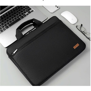 Túi công sở đựng laptop 14 - 15.6 inch & tài liệu A4 thiết kế 2 ngăn có quai sách và dây đeo vai tháo rời