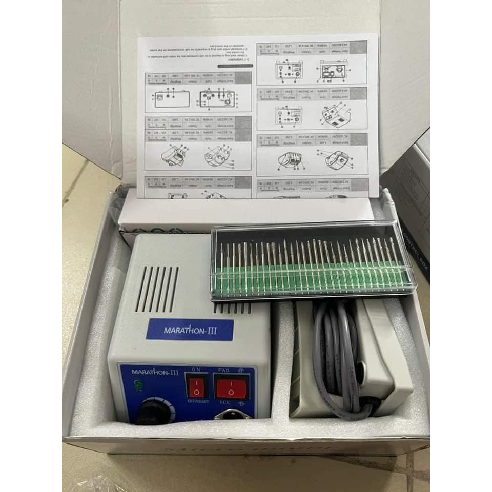 DG DENTAL Máy Mài Marathon III  - Máy Mài Marathon 3 tặng kèm vỉ 30 mũi