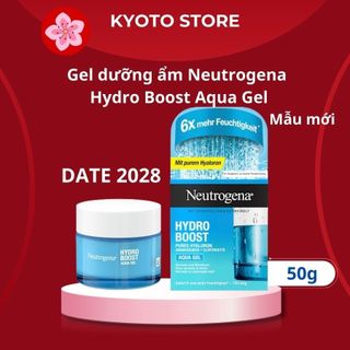   DATE 2028  Kem Dưỡng Da Neutrogena Aqua Gel 50ml mẫu mới ko nắp đậy bên trong dung tích lớn hơn 