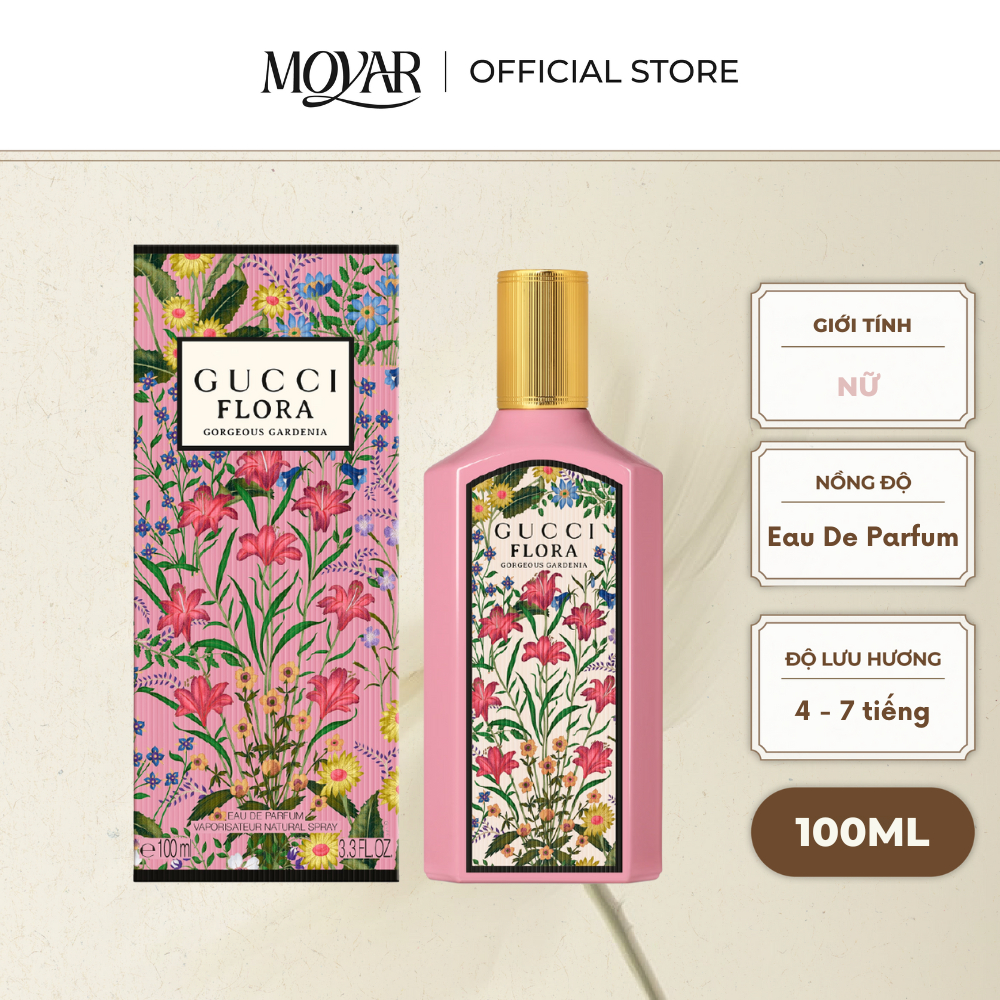 Nước Hoa Fullsize Gucci Flora Gorgeous Gardenia EDP | Nước Hoa Nữ 100ml | Moyar Perfume