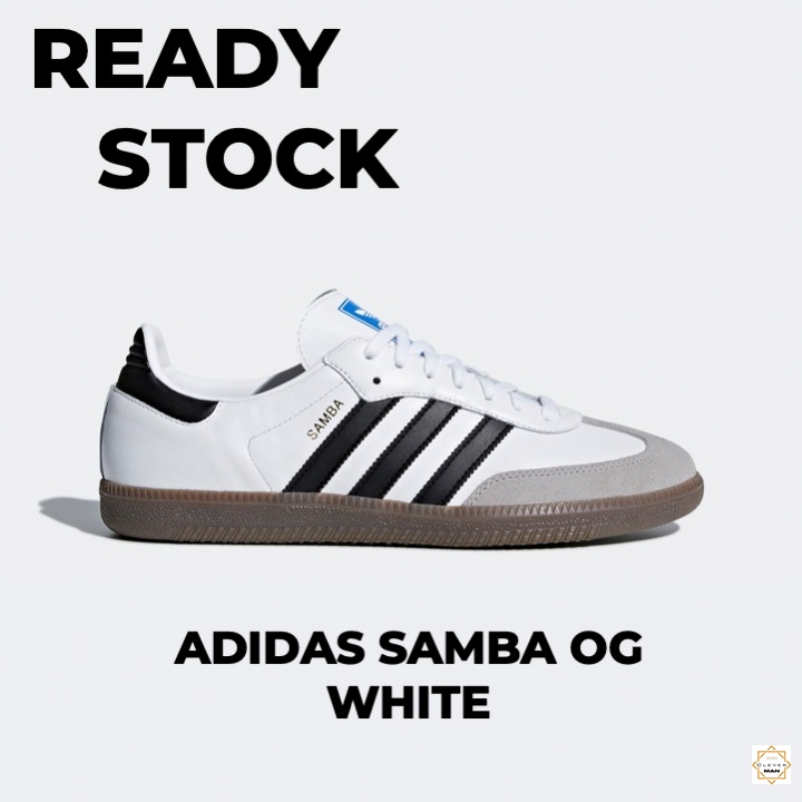 Giày Thể Thao AD Samba OG White Trắng Sọc Đen