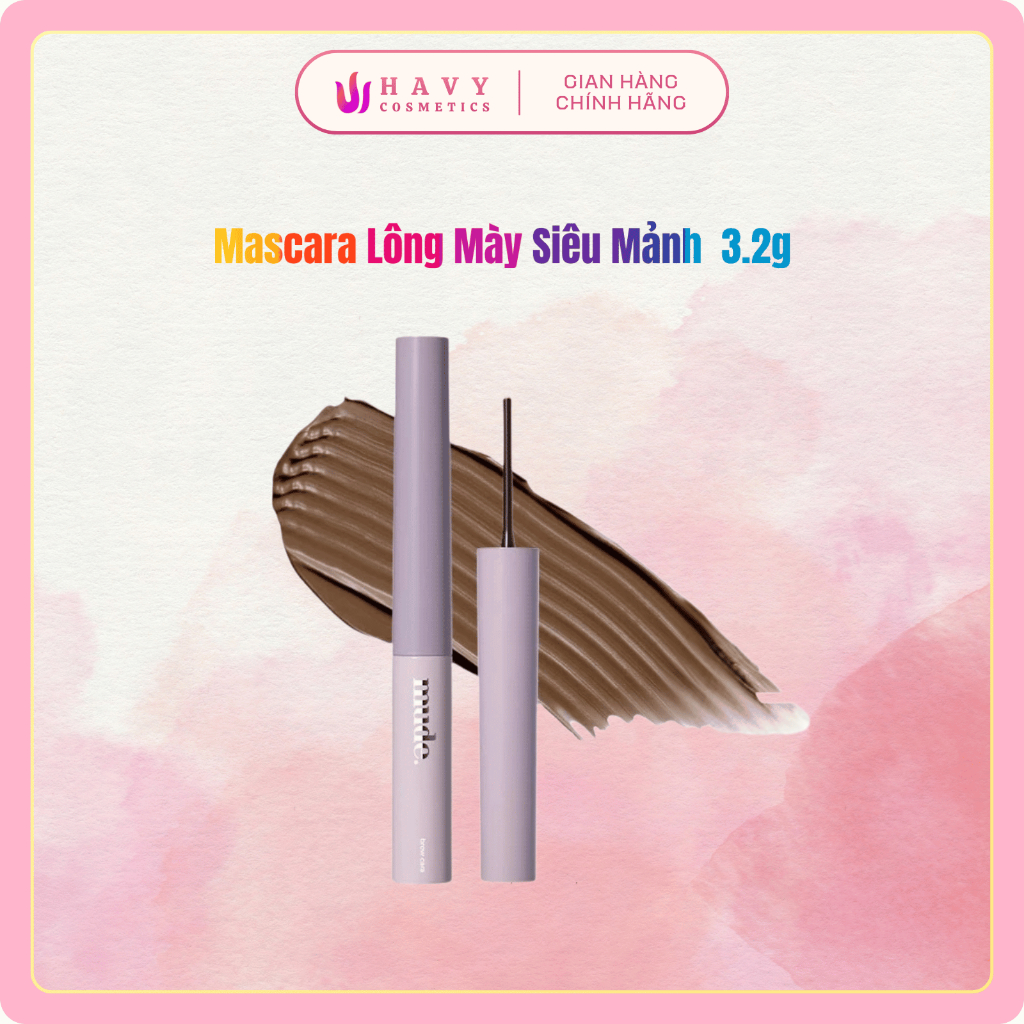 Mascara Lông Mày Siêu Mảnh mude Inspire Skinny Browcara 3.2g