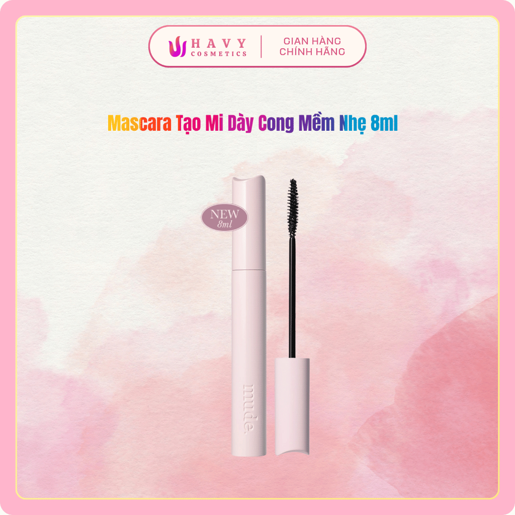[Volume] Mascara Chuốt Dày Mi Định Hình Mi Tốt mude Inspire Volume Curling Mascara 10ml