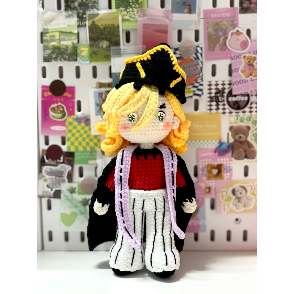 Búp bê bằng len hình Douma xinh xắn