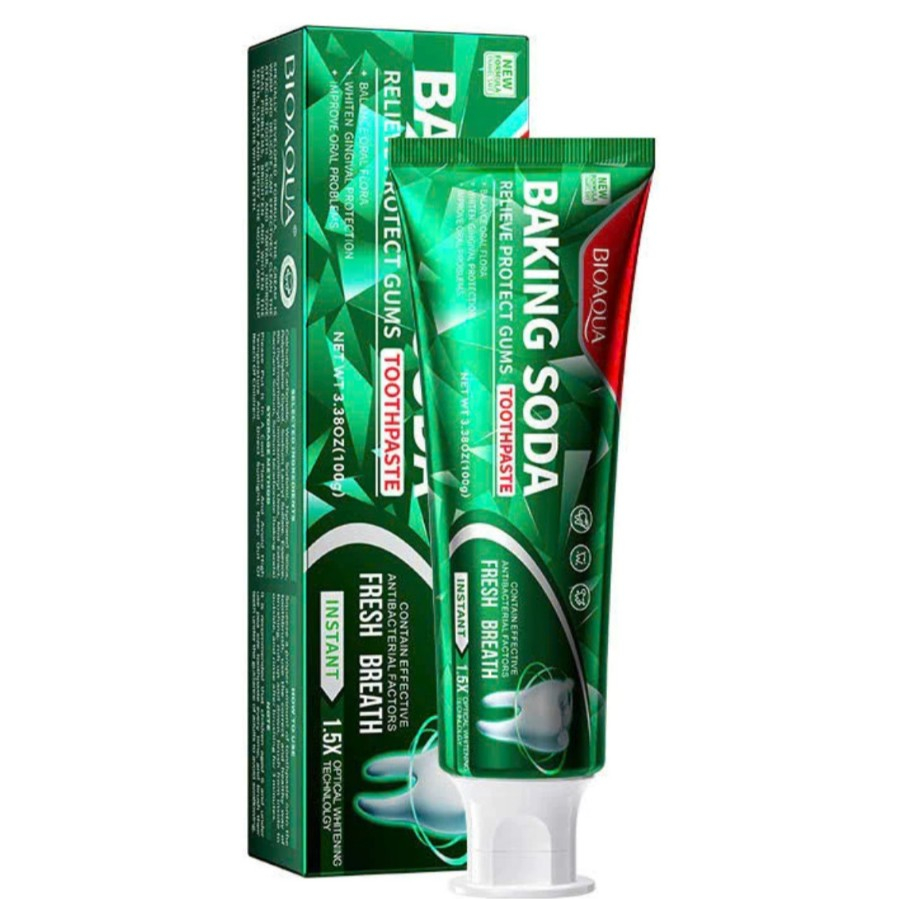BEST SELLER combo Loại bỏ ố Vàng từ cà phê, trà răng sạch môi thơm tự tin với Kem đánh răng BakingSoda 100g