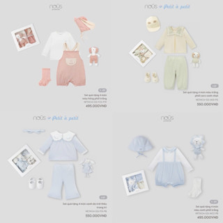 NOUS Set quà tặng 4 món cho bé từ 1-2 tuổi