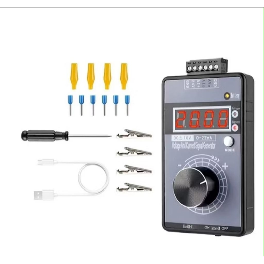 Bộ phát tín hiệu analog QH-VISG-ED  0-20mA, 0-10v, chạy bằng pin hoặc nguồn 24V