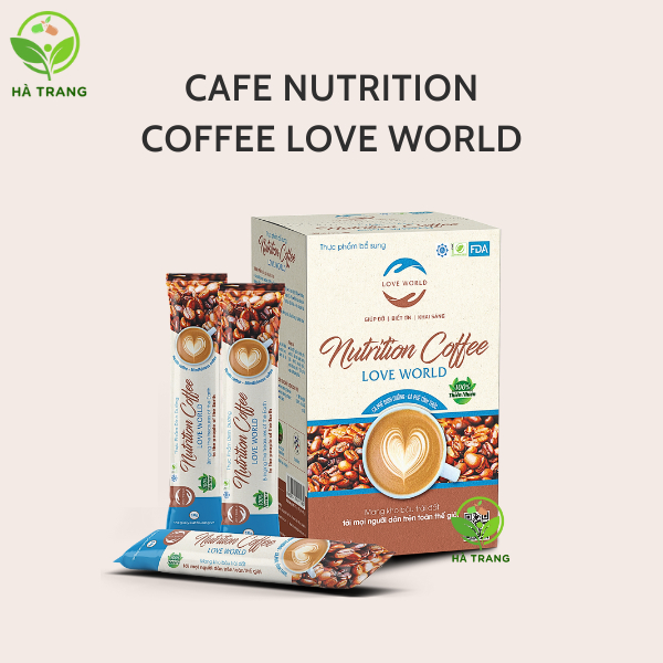 Cà phê Nutrition Coffee Love World – Cafe Love World - Hộp 15 Gói
