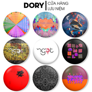 Huy Hiệu NGỌT BAND - Pin Cài Áo In Hình NGỌT TEAM , Pin Cài Balo Trang Trí, Badge Huy Hiệu Decor Góc Học Tập