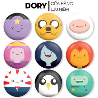  Huy Hiệu Adventure Time - Pin Cài Áo In Hình Adventure Time Pin Cài Balo Trang Trí Badge Huy Hiệu Decor Góc Học Tập 