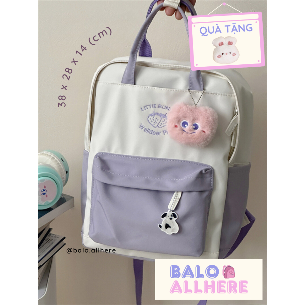 [ORDER] Balo Cặp Sách Đi Học Ulzzang BL209