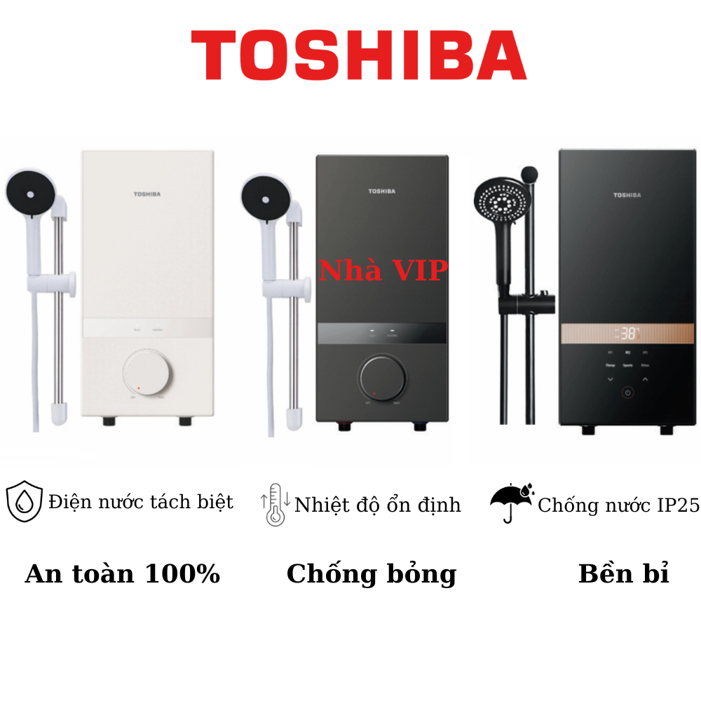 Máy nước nóng Toshiba TWH-45MCNVN(W)-WB/ TWH-45MCPVN(S)-WB/ TWH-45EMCPVN(K)-CB/ TWH-45EMC1PVN(K)-KB