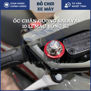  Ốc Chân Kính Gương Inox Salaya Mẫu Bông S2 