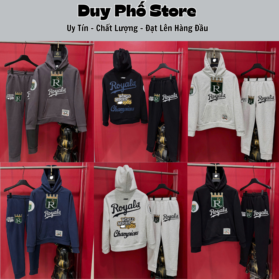 Đồ bộ nam dài tay thu đông nỉ 2 da thêu logo Trước Siêu Đẹp - Bộ quần áo nam mùa đông  basic Dày dặn