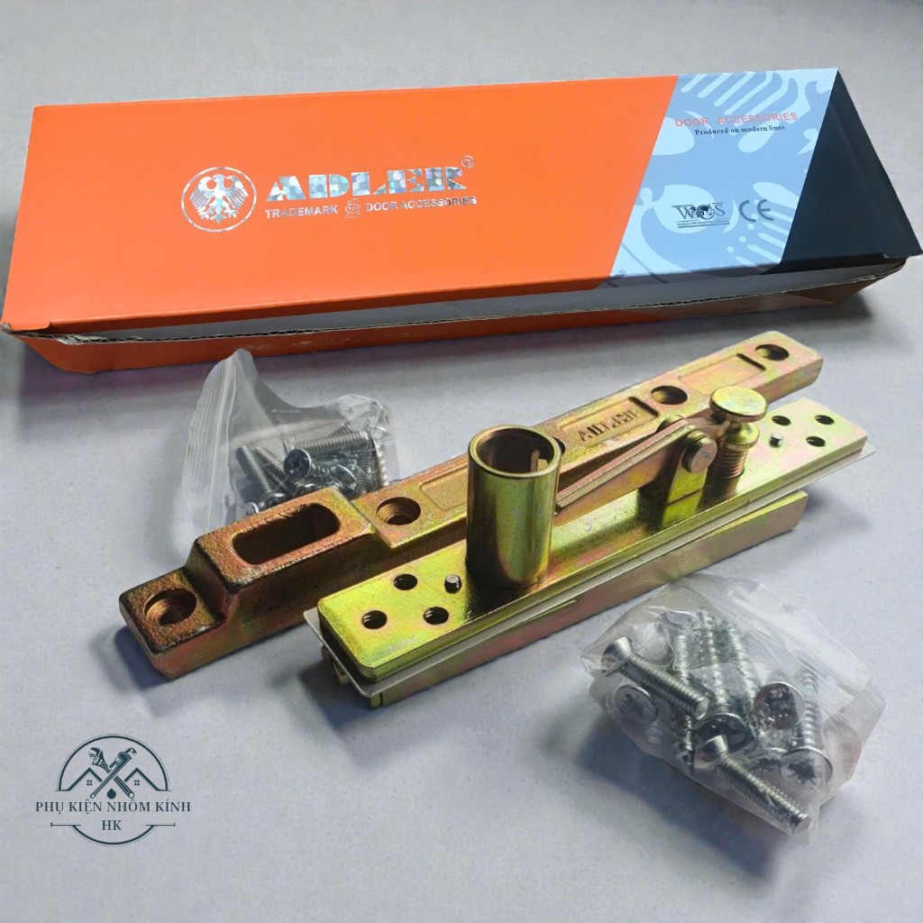 Phụ kiện bản lề sàn ADLER - Cối trên ,cối dưới bản lề sàn Adler chuyên dùng cho cửa gỗ và cửa sắt