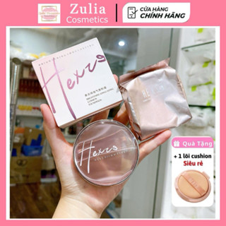   TẶNG LÕI 15G  Cushion HEXZE Dưỡng Ẩm Kiềm Dầu Nâng Tone 15G Mỏng Nhẹ Tự Nhiên Phấn Nước Lâu Trôi  NHẬP KHẨU CHÍNH HÃNG  