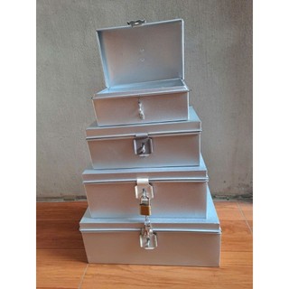 Hòm Tôn Đựng Tiền Đựng Tài Liệu Kèm Khóa