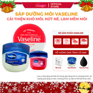 Dưỡng Môi Vaseline Đa Năng Bản Ấn Son dưỡng Vaseline hộp thiếc 