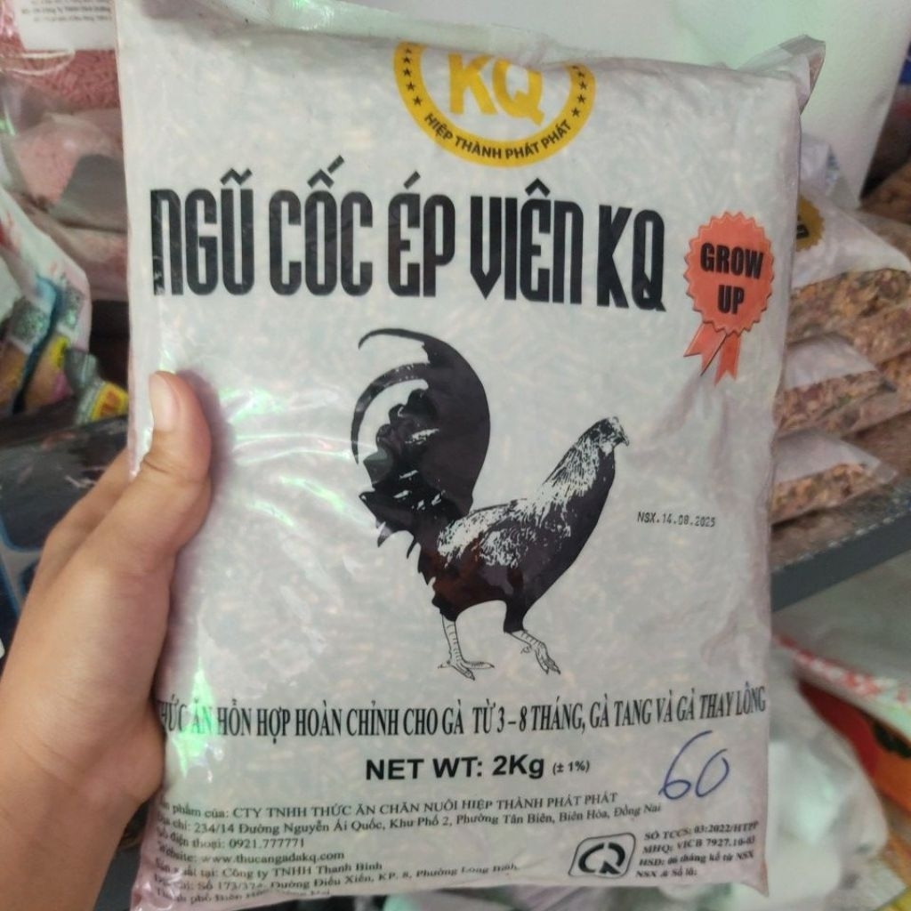 Ngũ cốc ép viên KQ Grown up túi 2kg