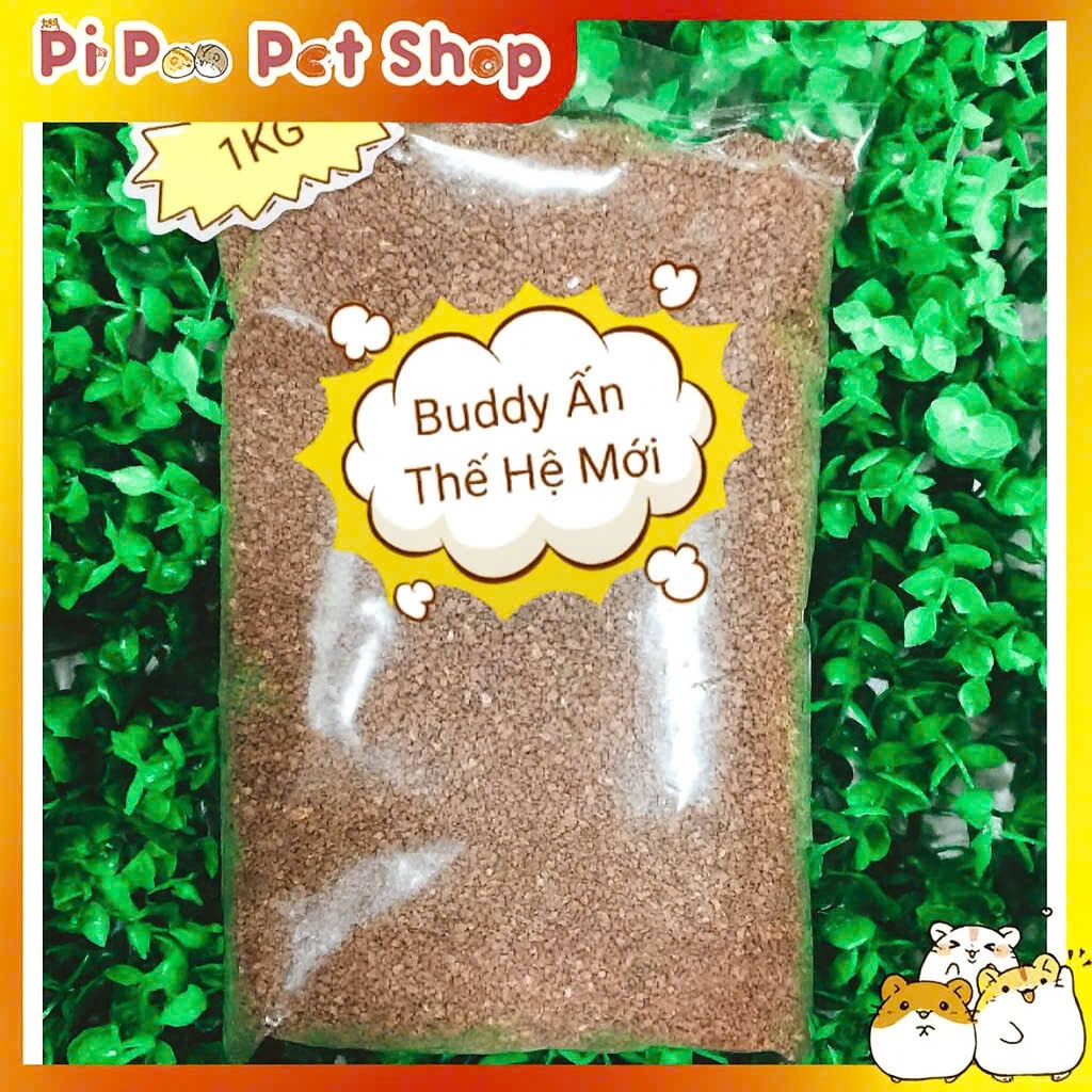Cát buddy nâu ấn lót chuồng cho hamster - 1kg