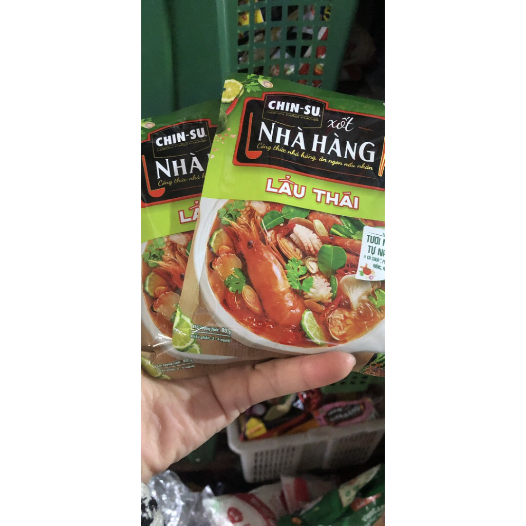 5 Gói lẩu thái chinsu gia vị lẩu hoàn chỉnh 80g/1 gói