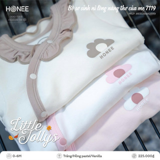 [Honee]-Body dài nỉ sơ sinh (0-3m đến 6-9m)
